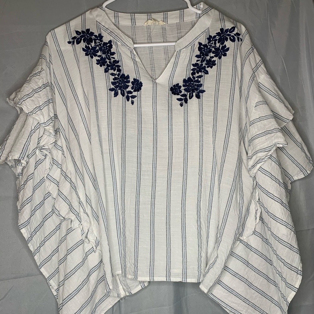 Embroidered top!